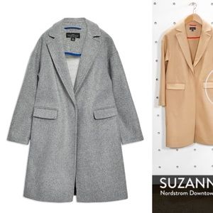 ISO Gray single button coat